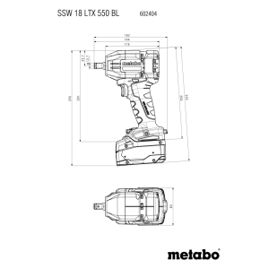 SSW 18 LTX 550 BL (602404650)