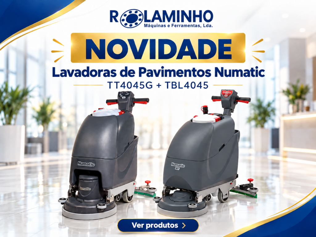 Novidade_ Lavadoras Numatic em Destaque